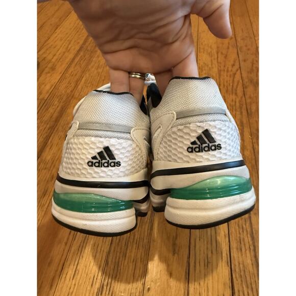 Adidas Supernova Cushion 7 IG1745 Matte Silver / Core Black / Surf Green Size 9 - Picture 7 of 10